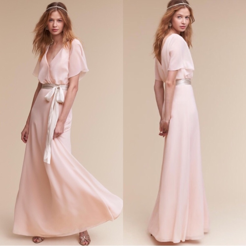 BHLDN Watters collaboration bridesmaid dress